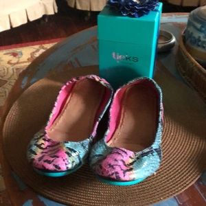 Tieks Electric Snake size 10 shoes